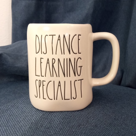 Rae Dunn Distance Learning Specialist mug Teal interior Artisan Collection 18oz - Picture 5 of 6
